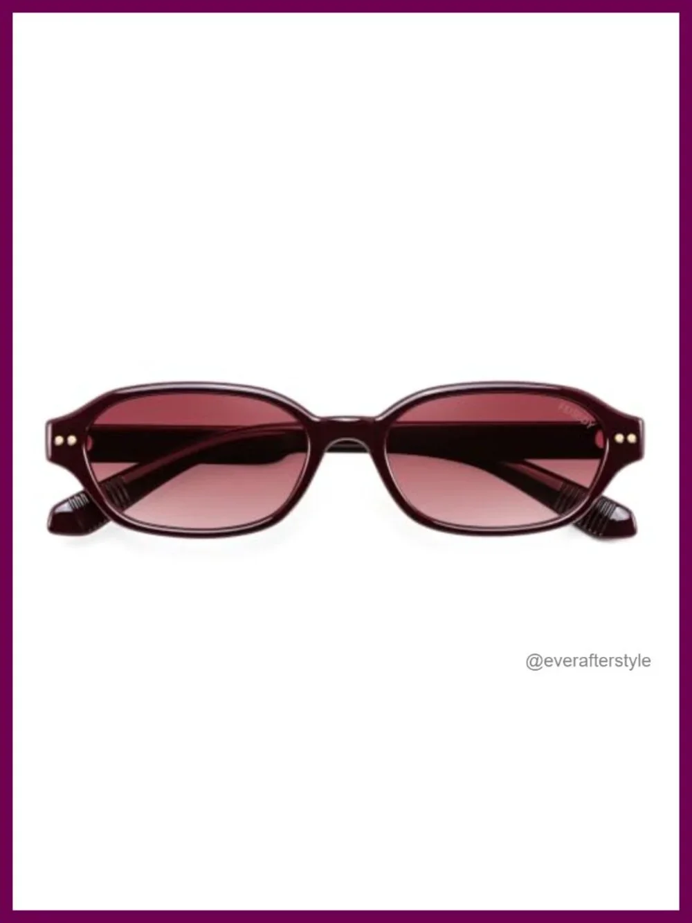 Retro Polarized Rectangle Sunglasses for Women Men Y2K 90s UV400